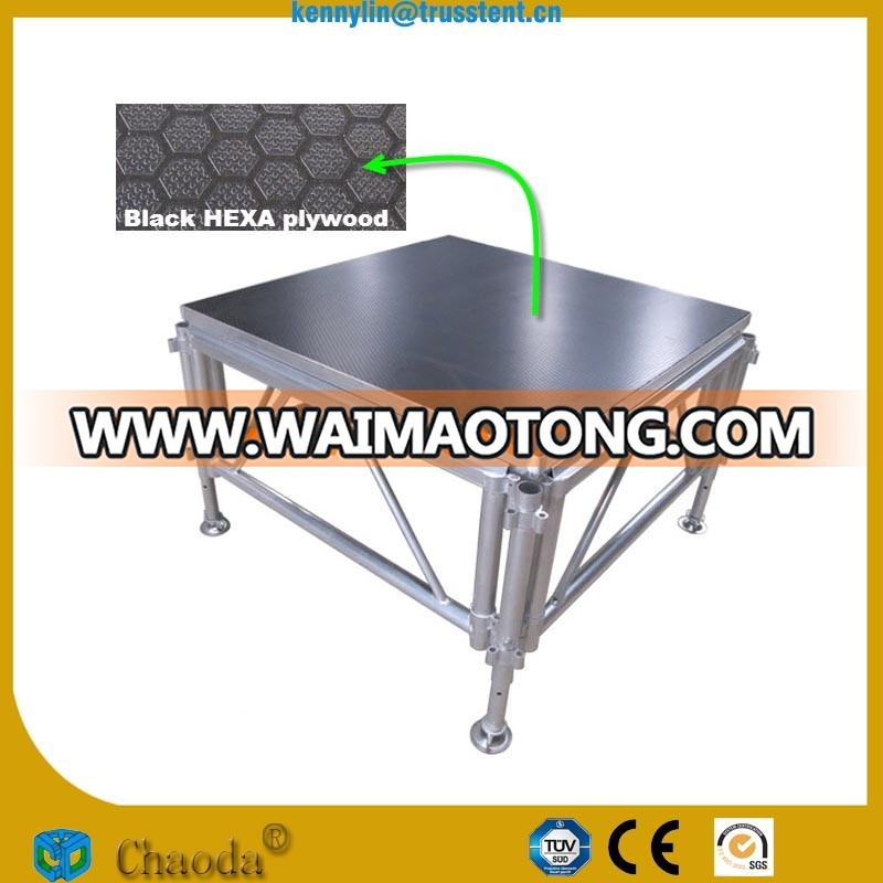 Outdoor event aluminum ajustable portable stage