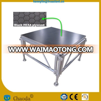 Outdoor event aluminum ajustable portable stage